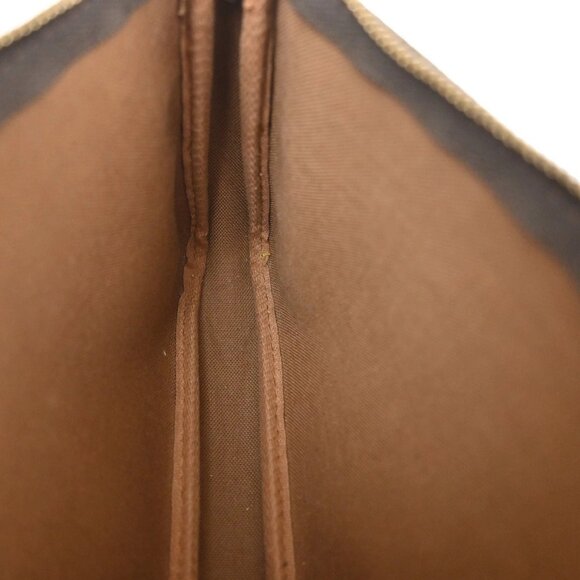 LOUIS VUITTON Pochette Accessoires Hand Bag Monogram Leather BN - Picture 10 of 16